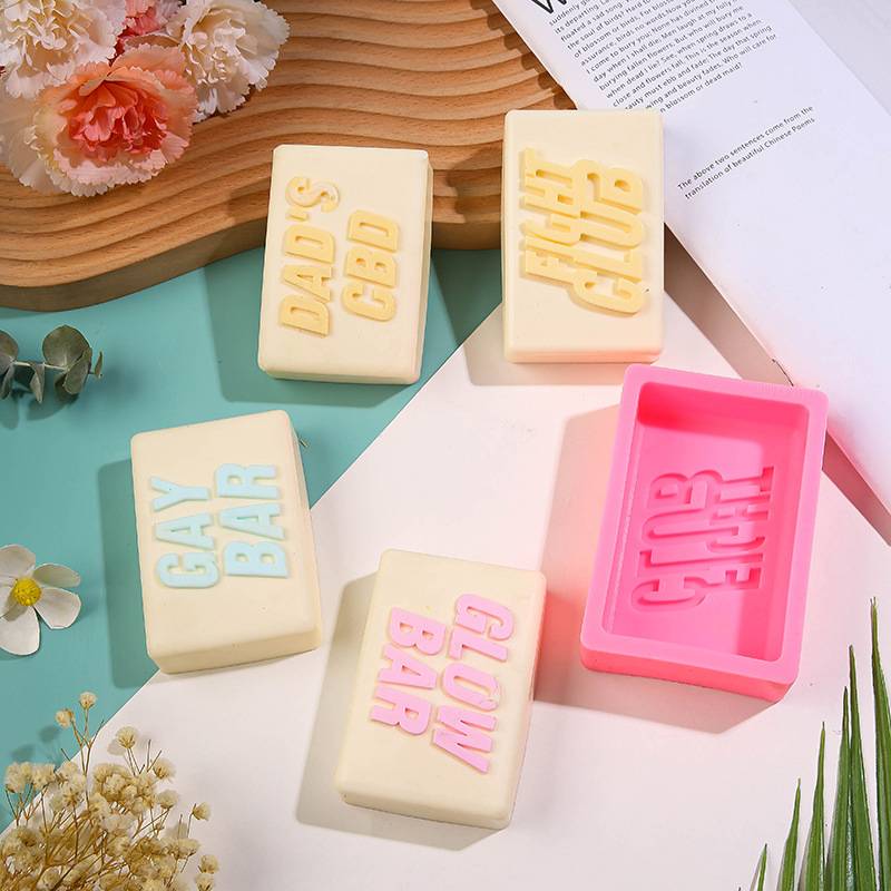 Soap Making Fight Club - Fight Club Letters Soap Silicone Mold