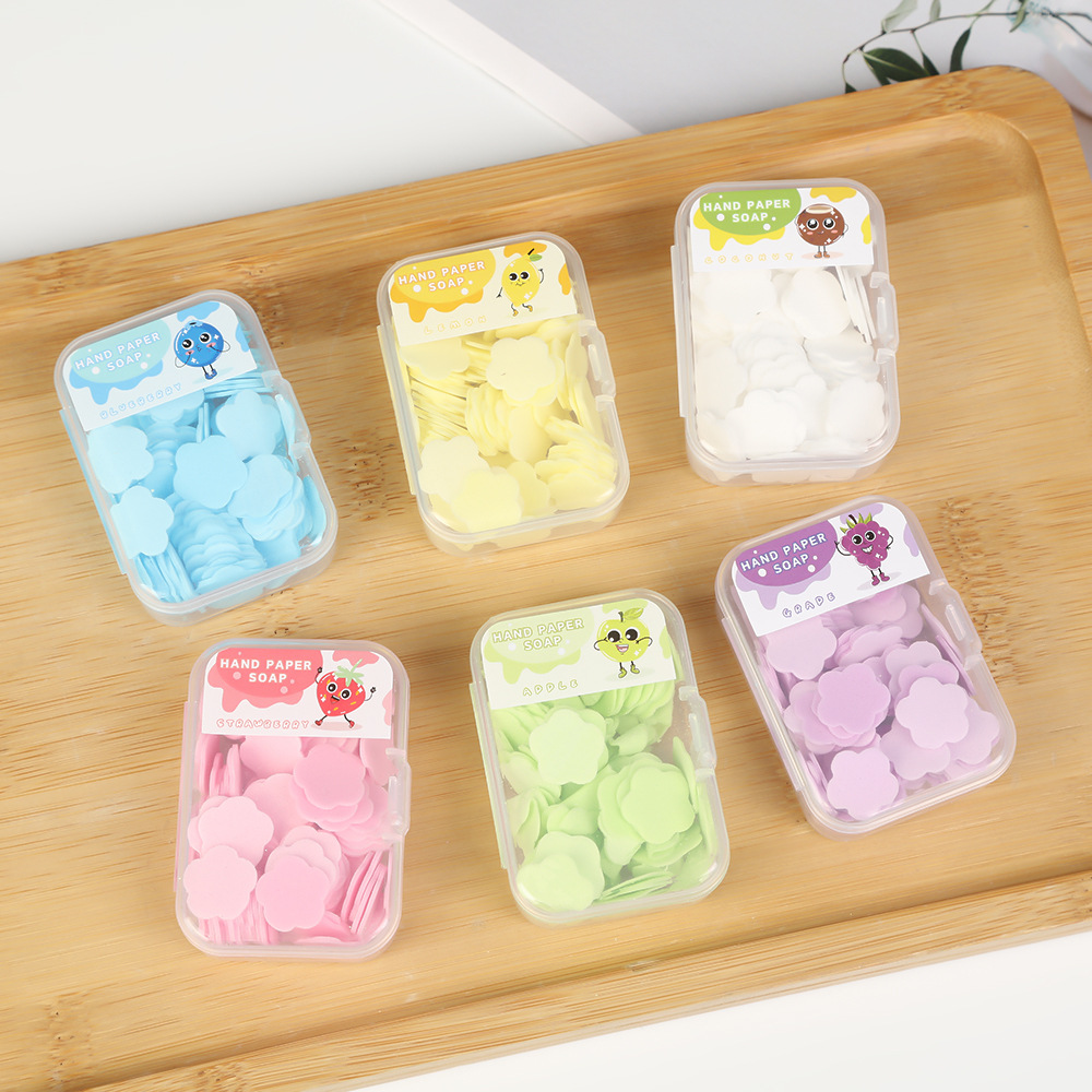 Soap Making Supplies Wholesale - 100P Fruit Series Soap Paper Bath