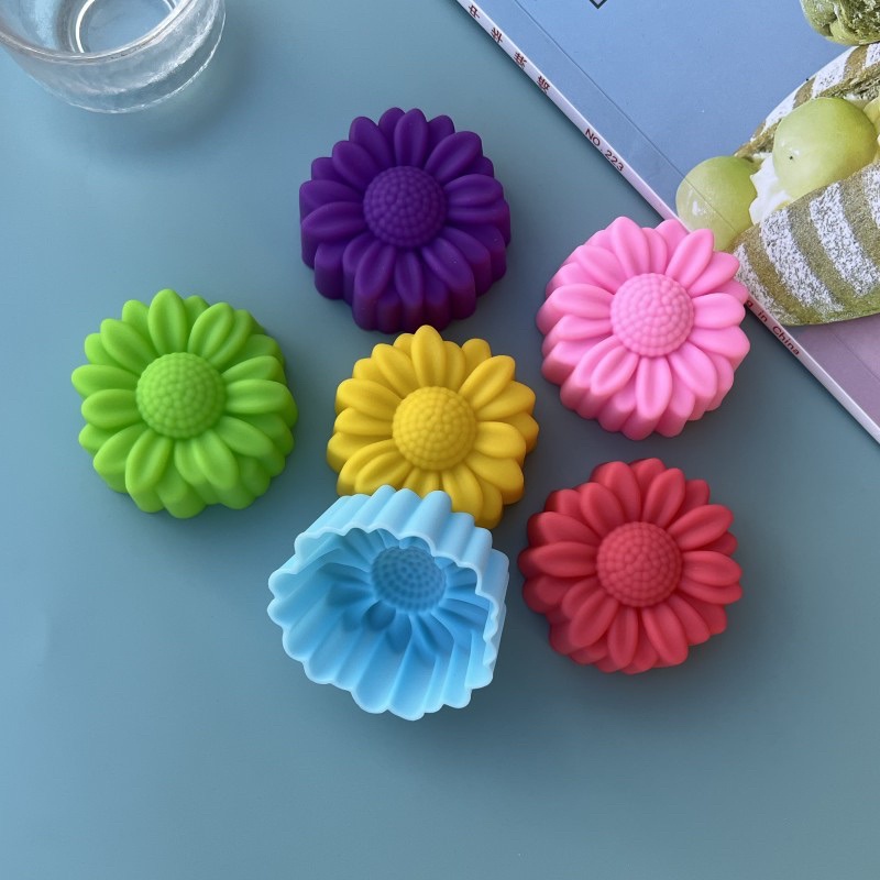 Soap Making Kits - 6 Pcs Set Non-Stick Flower Designs