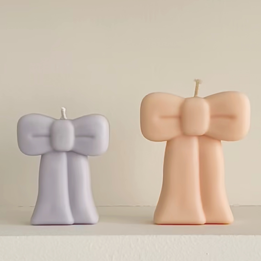 3D Bow Shape Candle Mold Silic - Soap Making Ideas ulasan dan harga