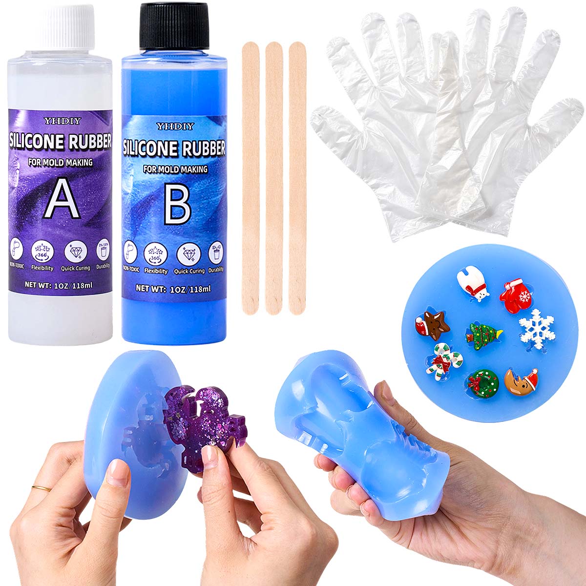 118ml/296ml Silicone Mold Maki - Soap Making Kits ulasan dan harga