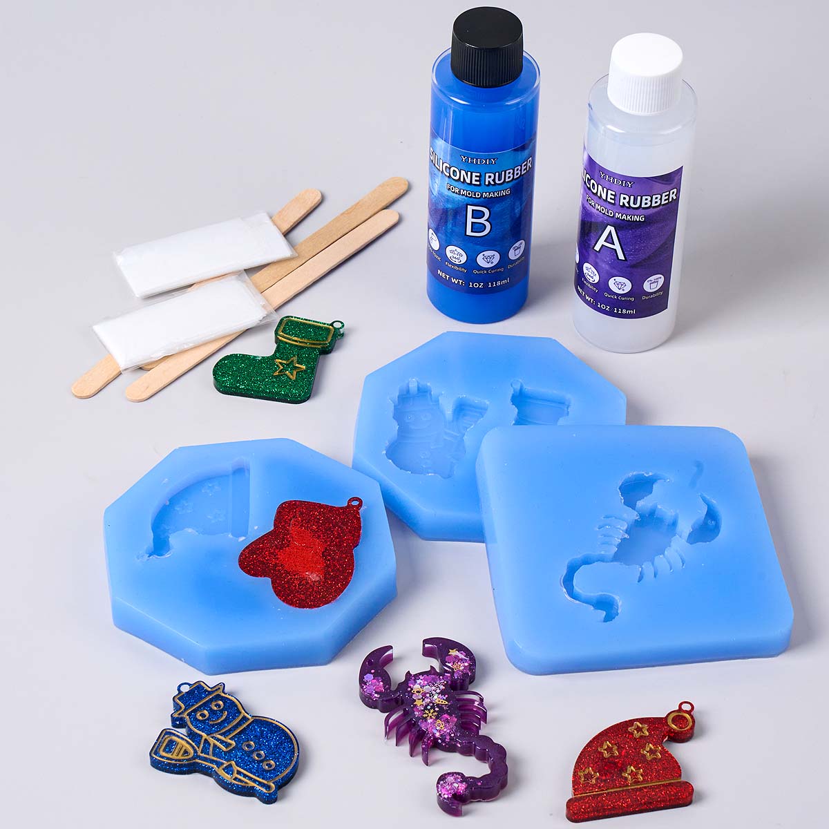 118ml/296ml Silicone Mold Maki - Soap Making Kits ulasan dan harga