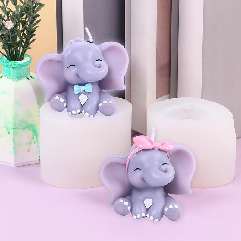 Cute 3D Elephant Silicone Cand - Soap Making Kits ulasan dan harga
