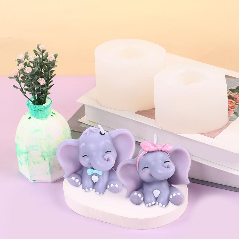 Cute 3D Elephant Silicone Cand - Soap Making Kits ulasan dan harga