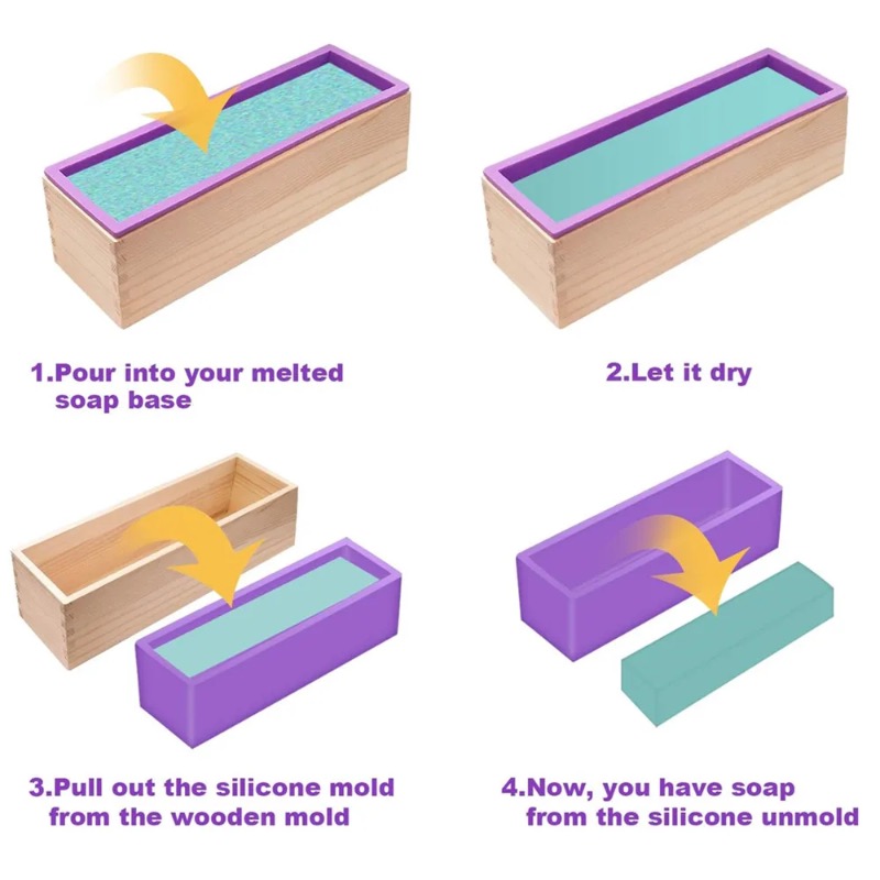 Flexible Silicone Soap Mold Re - Soap Making Ideas ulasan dan harga