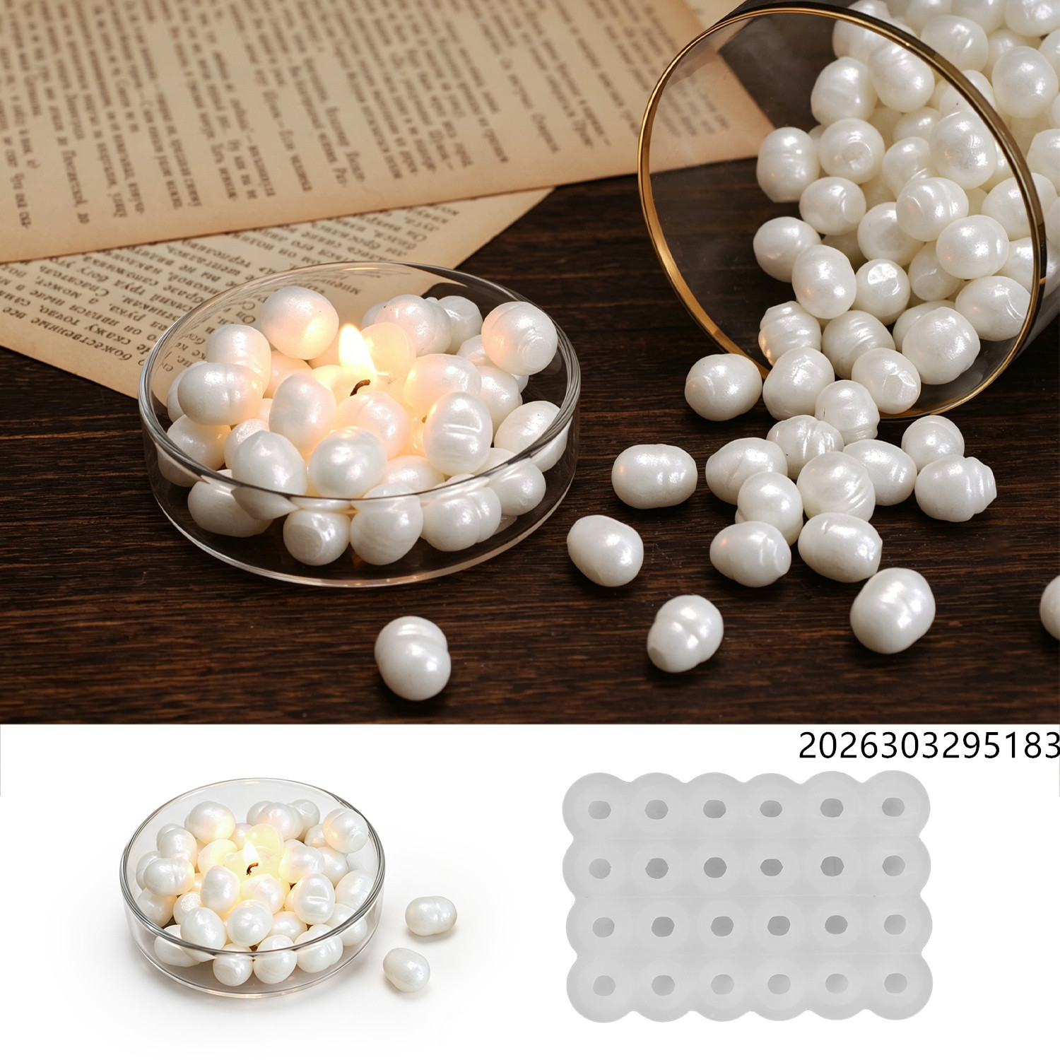 Healing Ocean Pearl Mirror Wax - Soap Making Kits ulasan dan harga