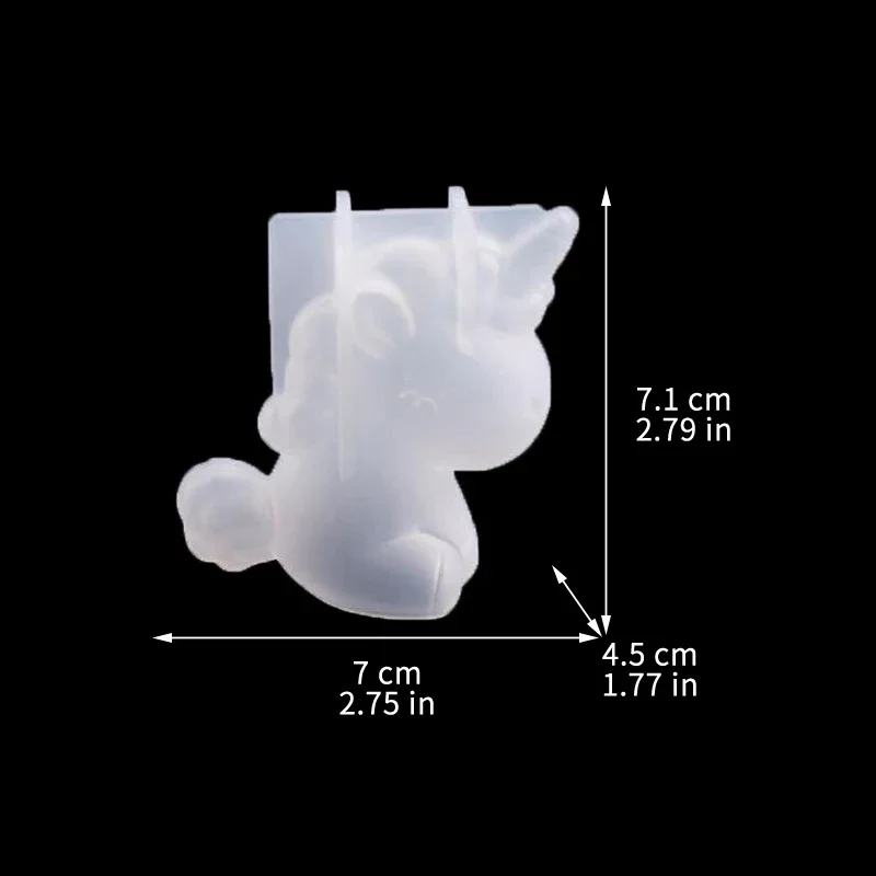 3D Geometric Silicone Unicorn  - Soap Making Store ulasan dan harga