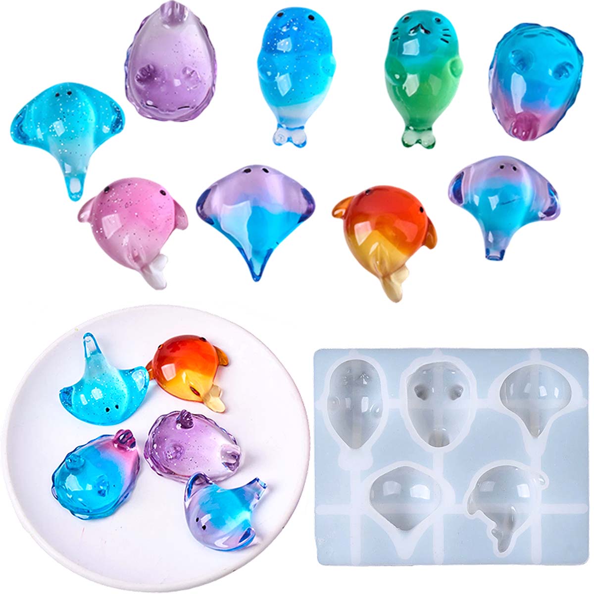 3D Healing Kawaii Manta Ray Wh - Soap Making Kits ulasan dan harga