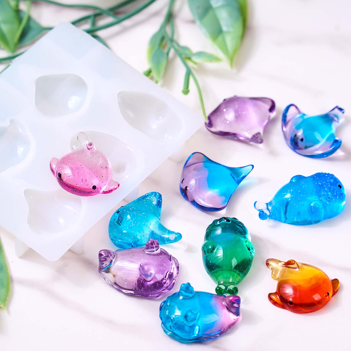 3D Healing Kawaii Manta Ray Wh - Soap Making Kits ulasan dan harga