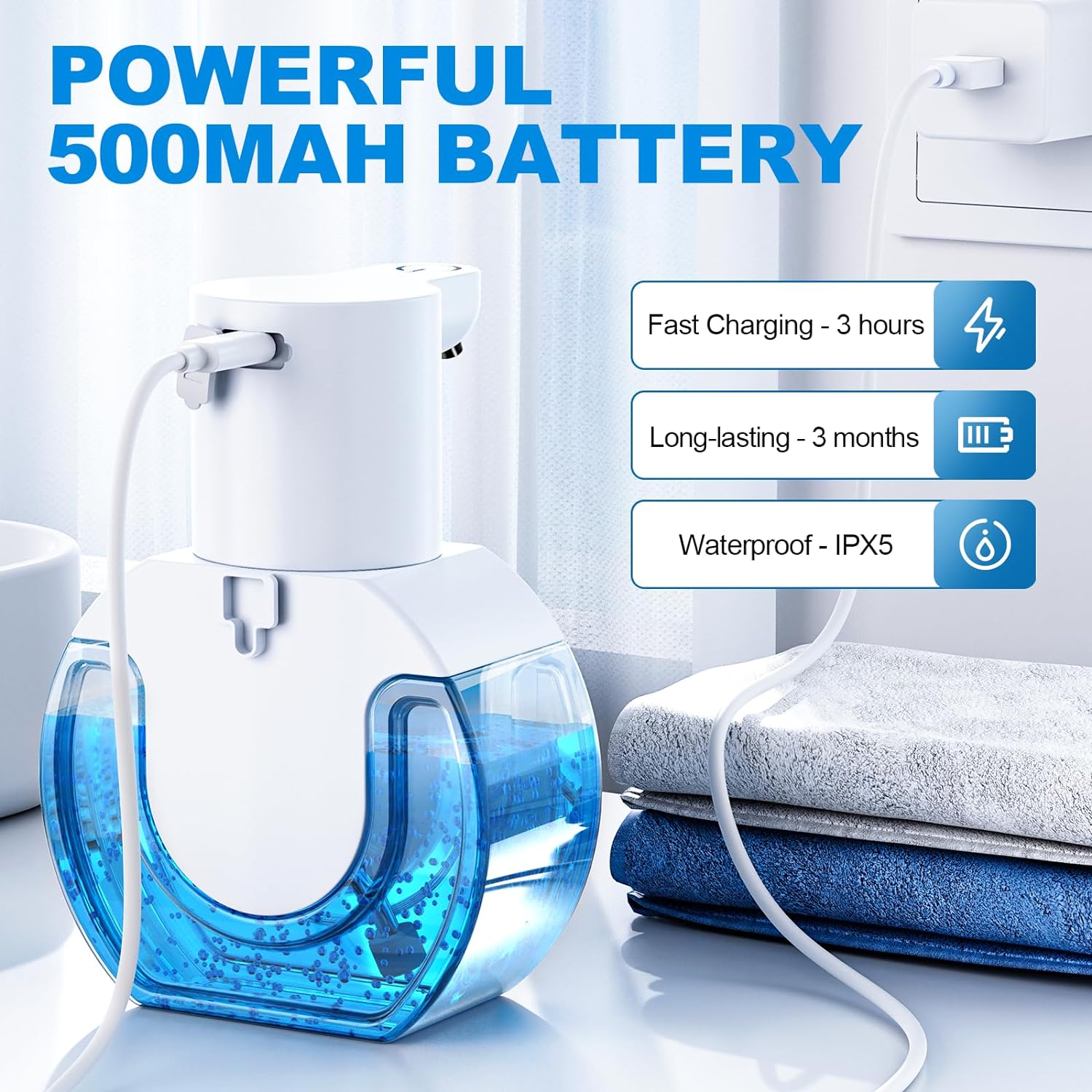 420ML Large Capacity Touchless - Soap Making Machine ulasan dan harga