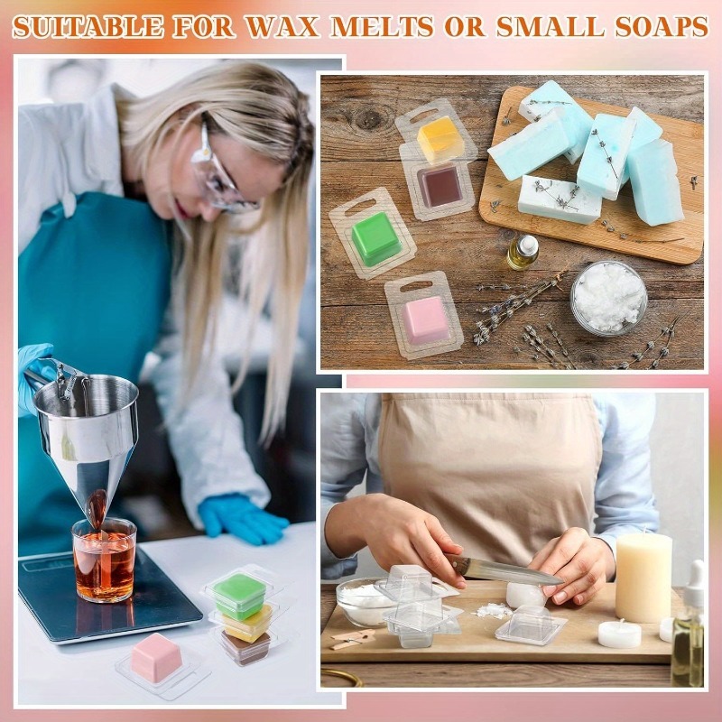 20/50pcs Clear Plastic Wax Mel - Soap Making Ideas ulasan dan harga