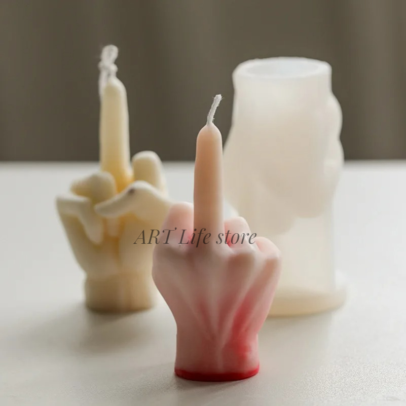 3D Finger Silicone Candle Mold - Soap Making Ideas ulasan dan harga