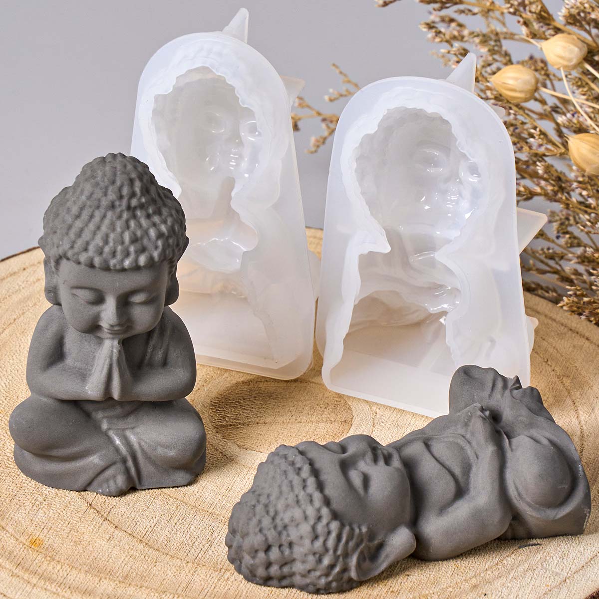 Little Buddha Silicone Candle  - Soap Making Ideas ulasan dan harga