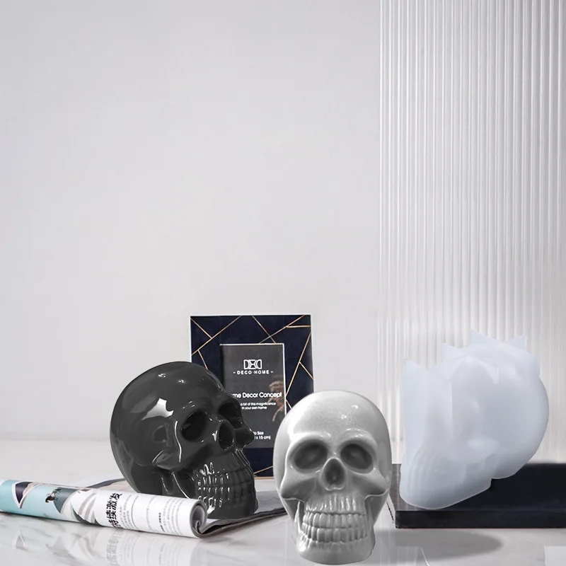 3D Skull Silicone Candle Molds - Soap Making Ideas ulasan dan harga