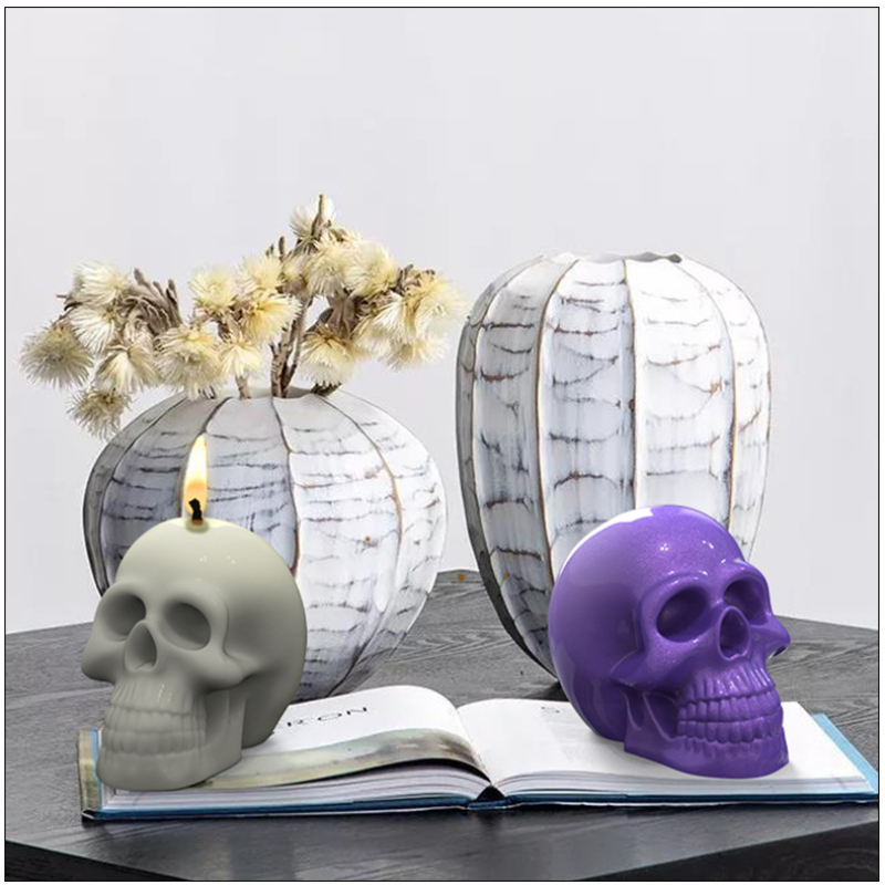 3D Skull Silicone Candle Molds - Soap Making Ideas ulasan dan harga